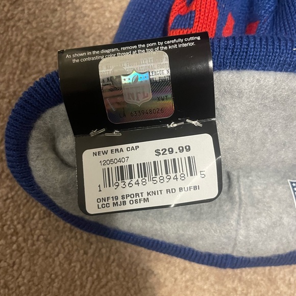 NFL official Buffalo Bills Sideline winter cold weather sport knit Hat 2019 - Picture 3 of 3